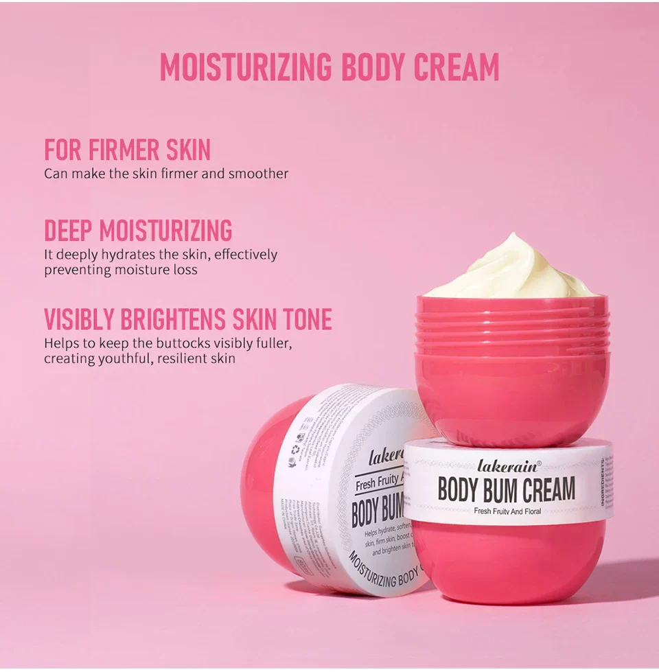80ml Brazilian Body Care Lotion Buttock Cream Nourishes Skin Care Long Lasting Moisturizing Beauty Firm Skin Brightens Cream Hot - Image 4
