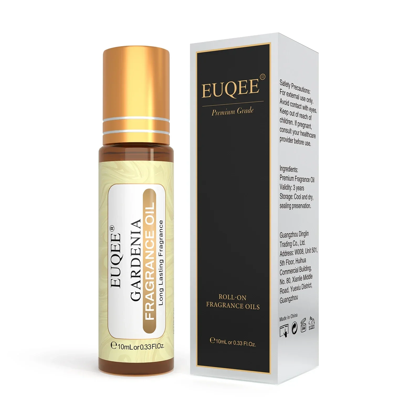 EUQEE 10ml Women's Roller Fragrance Oil-Coconut Vanilla Bubble Gum Bright Crystal Bombshell Midnight Rose Angel Aroma Oils - Image 11