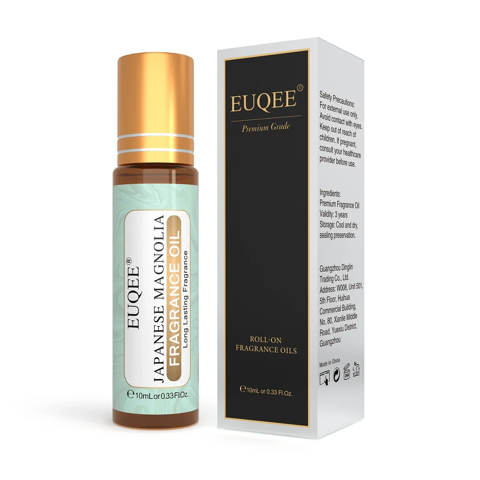 EUQEE 10ml Women's Roller Fragrance Oil-Coconut Vanilla Bubble Gum Bright Crystal Bombshell Midnight Rose Angel Aroma Oils - Image 13