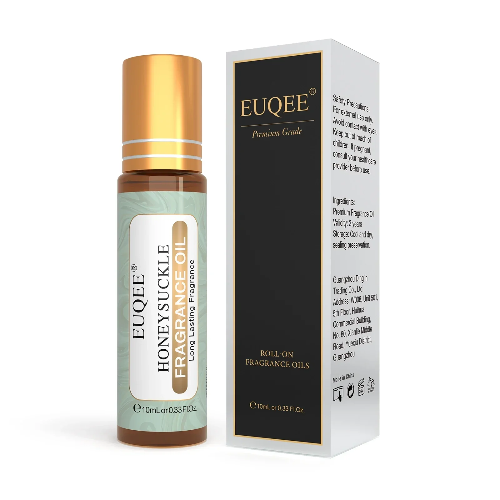 EUQEE 10ml Women's Roller Fragrance Oil-Coconut Vanilla Bubble Gum Bright Crystal Bombshell Midnight Rose Angel Aroma Oils - Image 14