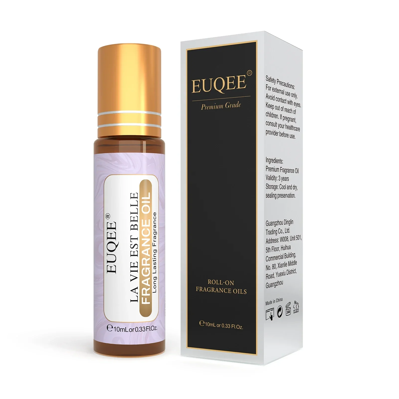 EUQEE 10ml Women's Roller Fragrance Oil-Coconut Vanilla Bubble Gum Bright Crystal Bombshell Midnight Rose Angel Aroma Oils - Image 16