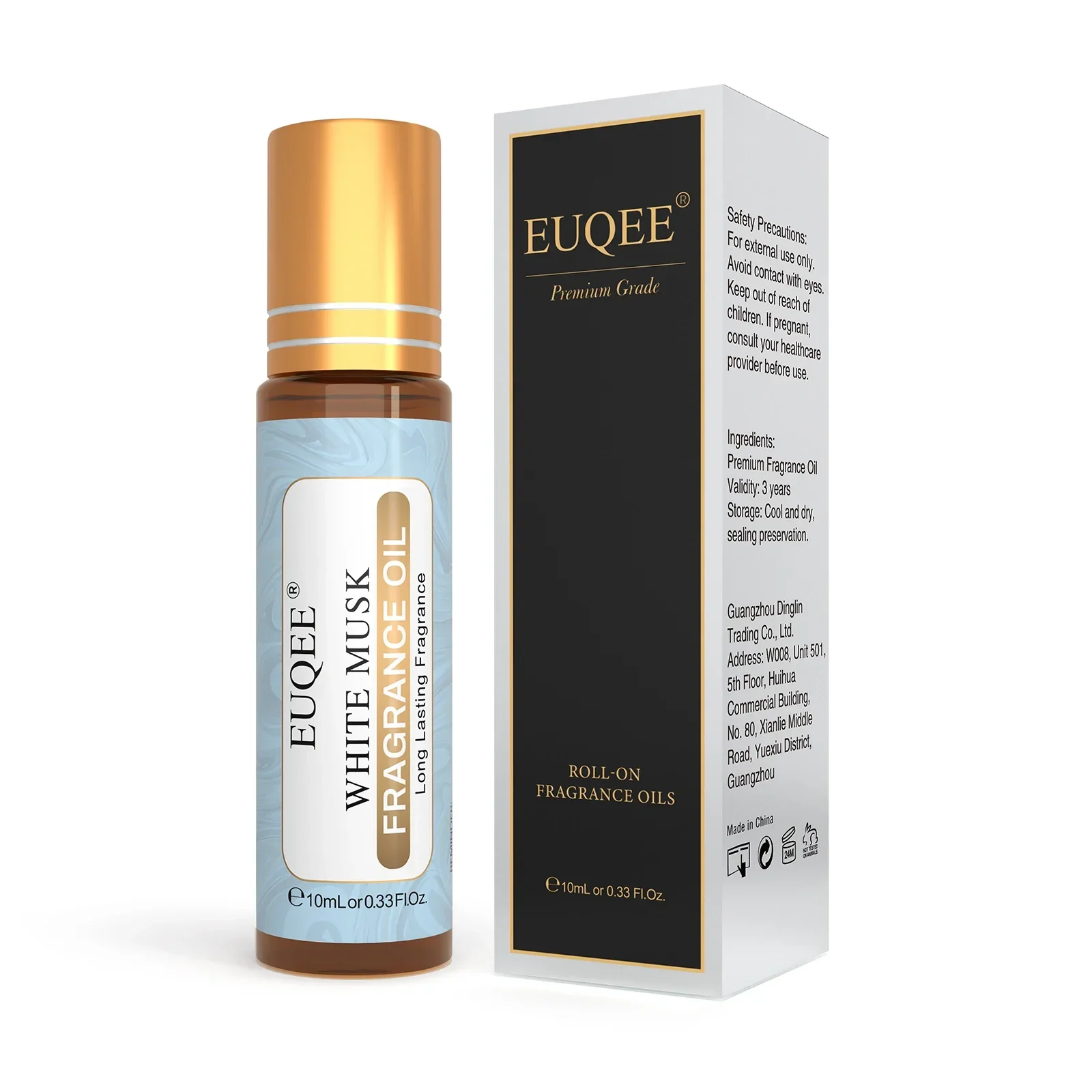 EUQEE 10ml Women's Roller Fragrance Oil-Coconut Vanilla Bubble Gum Bright Crystal Bombshell Midnight Rose Angel Aroma Oils - Image 18