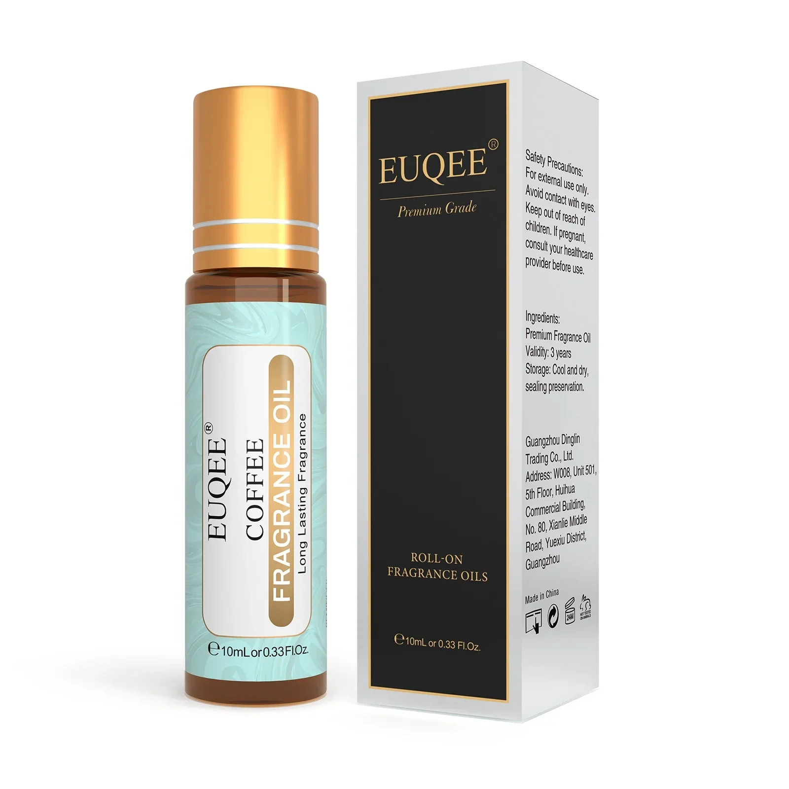 EUQEE 10ml Women's Roller Fragrance Oil-Coconut Vanilla Bubble Gum Bright Crystal Bombshell Midnight Rose Angel Aroma Oils - Image 38