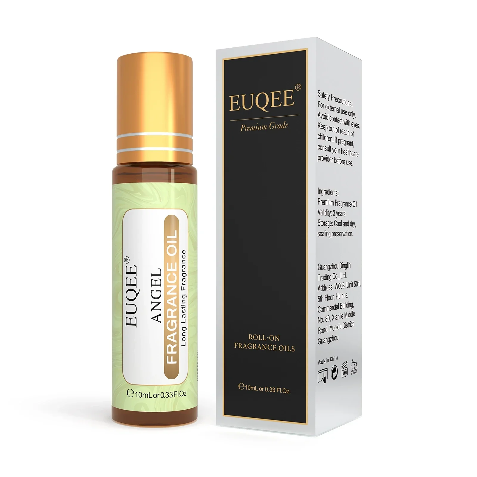 EUQEE 10ml Women's Roller Fragrance Oil-Coconut Vanilla Bubble Gum Bright Crystal Bombshell Midnight Rose Angel Aroma Oils - Image 5
